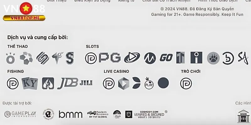 Giấy phép vận hành kinh doanh hợp pháp của VN88